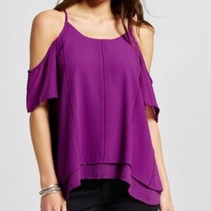 Mossimo cold shoulder top